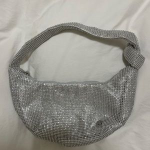 Jessica Soft Crystal Mesh Croissant Bag from @endlesslyloveclub!